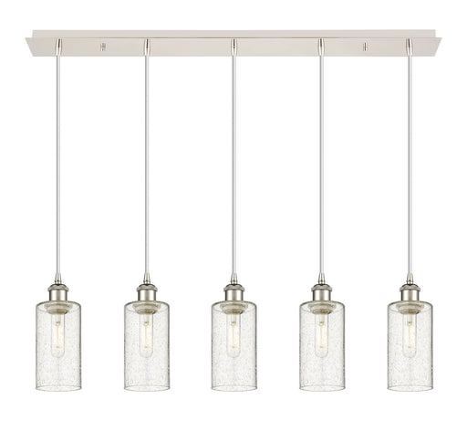 Innovations - 125B-5P-PN-G434-7SDY - Five Light Linear Pendant - Downtown Urban - Polished Nickel