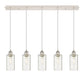 Innovations - 125B-5P-PN-G434-7SDY - Five Light Linear Pendant - Downtown Urban - Polished Nickel