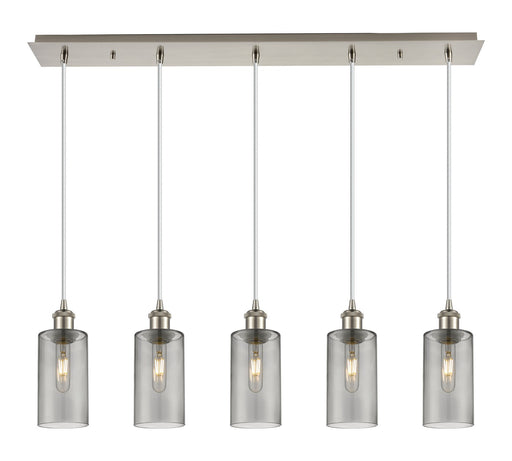 Innovations - 125B-5P-SN-G434-7SM - Five Light Linear Pendant - Downtown Urban - Brushed Satin Nickel