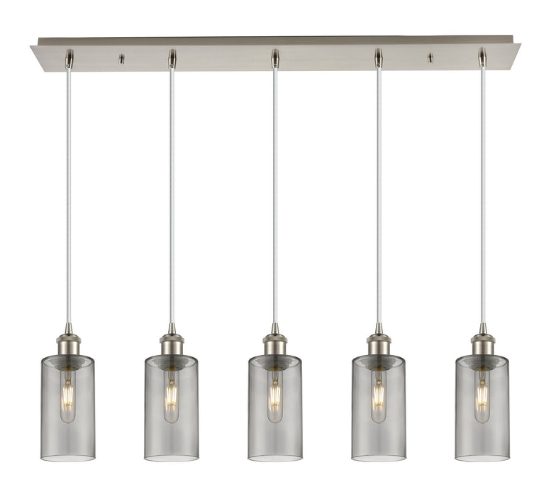 Innovations - 125B-5P-SN-G434-7SM - Five Light Linear Pendant - Downtown Urban - Brushed Satin Nickel