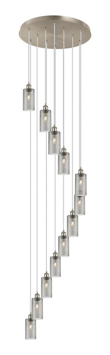 Innovations - 126B-12P-SN-G434-7SM - 12 Light Pendant - Downtown Urban - Brushed Satin Nickel