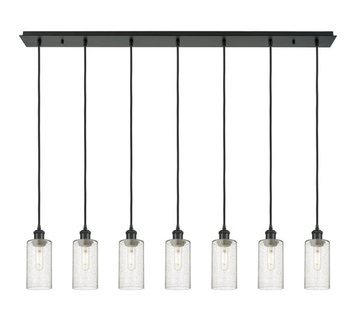 Innovations - 127B-7P-BK-G434-7SDY - Seven Light Linear Pendant - Downtown Urban - Matte Black