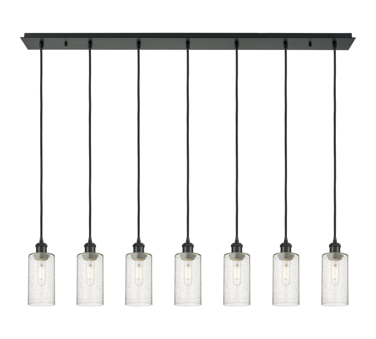 Innovations - 127B-7P-BK-G434-7SDY - Seven Light Linear Pendant - Downtown Urban - Matte Black