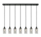 Innovations - 127B-7P-BK-G434-7SM - Seven Light Linear Pendant - Downtown Urban - Matte Black