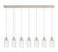 Innovations - 127B-7P-PN-G434-7DE - Seven Light Linear Pendant - Downtown Urban - Polished Nickel