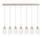 Innovations - 127B-7P-PN-G434-7SDY - Seven Light Linear Pendant - Downtown Urban - Polished Nickel