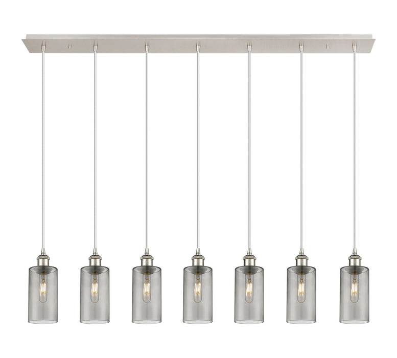 Innovations - 127B-7P-PN-G434-7SM - Seven Light Linear Pendant - Downtown Urban - Polished Nickel