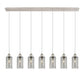 Innovations - 127B-7P-PN-G434-7SM - Seven Light Linear Pendant - Downtown Urban - Polished Nickel