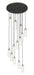 Innovations - 132BK-B-13P-BB-G434-12DE - 13 Light Pendant - Downtown Urban - Brushed Brass