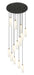 Innovations - 132BK-B-13P-BB-G434-12WH - 13 Light Pendant - Downtown Urban - Brushed Brass
