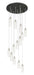 Innovations - 132BK-B-13P-PN-G434-12SDY - 13 Light Pendant - Downtown Urban - Polished Nickel