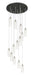 Innovations - 132BK-B-13P-SN-G434-12SDY - 13 Light Pendant - Downtown Urban - Brushed Satin Nickel