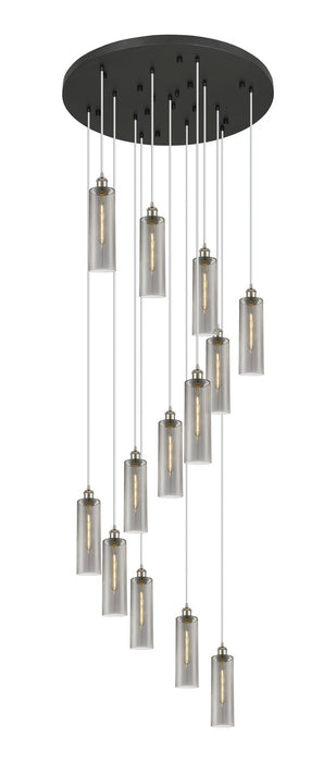 Innovations - 132BK-B-13P-SN-G434-12SM - 13 Light Pendant - Downtown Urban - Brushed Satin Nickel