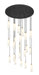 Innovations - 148BK-B-21P-BB-G434-12WH - 21 Light Pendant - Downtown Urban - Brushed Brass