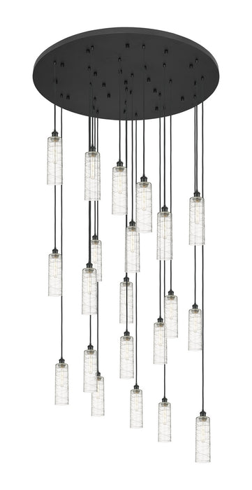 Innovations - 148BK-B-21P-BK-G434-12DE - 21 Light Pendant - Downtown Urban - Matte Black