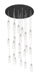 Innovations - 148BK-B-21P-PN-G434-12CL - 21 Light Pendant - Downtown Urban - Polished Nickel