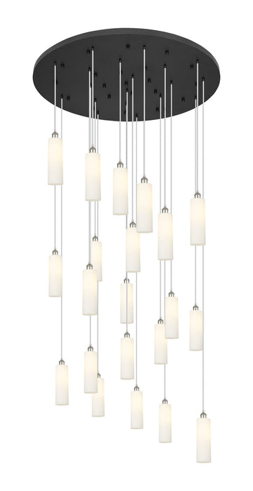 Innovations - 148BK-B-21P-PN-G434-12WH - 21 Light Pendant - Downtown Urban - Polished Nickel