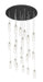 Innovations - 148BK-B-21P-SN-G434-12CL - 21 Light Pendant - Downtown Urban - Brushed Satin Nickel