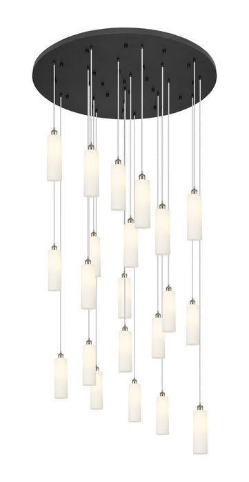 Innovations - 148BK-B-21P-SN-G434-12WH - 21 Light Pendant - Downtown Urban - Brushed Satin Nickel