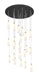 Innovations - 148BK-B-21P-SN-G434-12WH - 21 Light Pendant - Downtown Urban - Brushed Satin Nickel