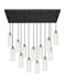 Innovations - 154BK-B-13P-BB-G434-12SDY - 13 Light Pendant - Downtown Urban - Brushed Brass