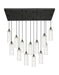 Innovations - 154BK-B-13P-BK-G434-12DE - 13 Light Pendant - Downtown Urban - Matte Black