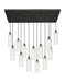 Innovations - 154BK-B-13P-BK-G434-12SDY - 13 Light Pendant - Downtown Urban - Matte Black