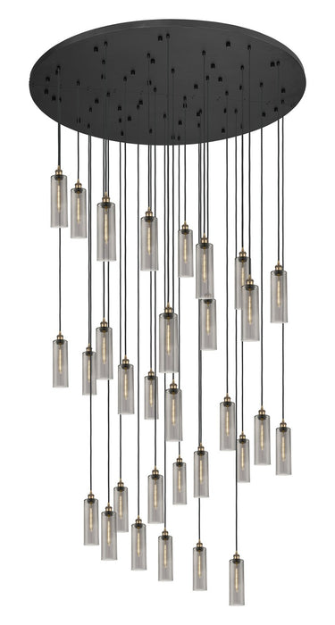 Innovations - 160BK-B-31P-BB-G434-12SM - 31 Light Pendant - Downtown Urban - Brushed Brass