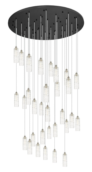 Innovations - 160BK-B-31P-SN-G434-12DE - 31 Light Pendant - Downtown Urban - Brushed Satin Nickel