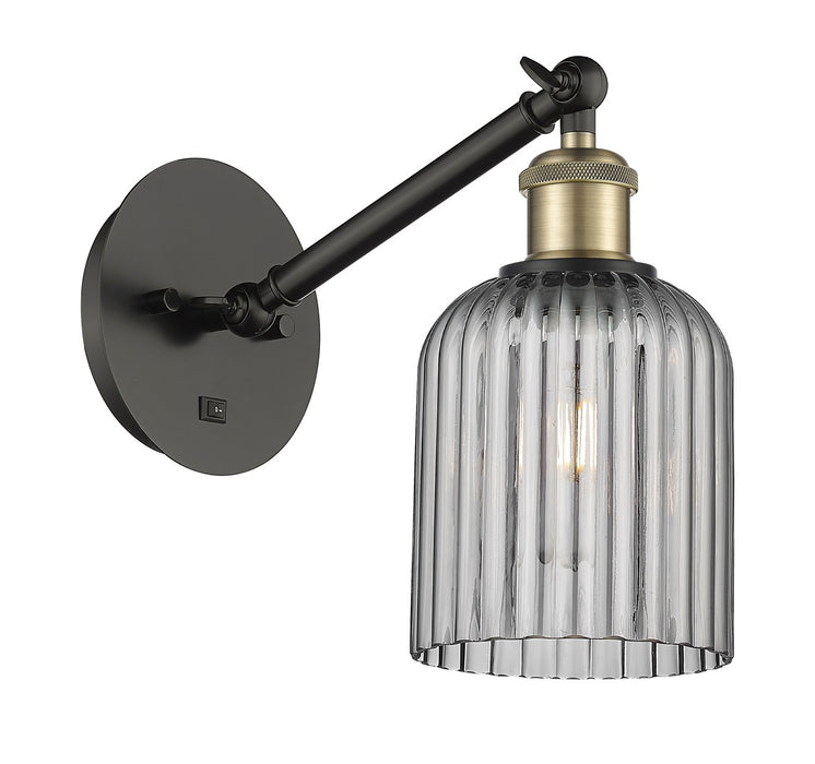 Innovations - 317-1W-BAB-G559-5SM - One Light Wall Sconce - Ballston - Black Antique Brass
