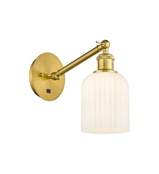 Innovations - 317-1W-SG-G559-5GWH - One Light Wall Sconce - Ballston - Satin Gold
