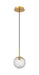 Innovations - 320-1P-BB-G320-6CL-BB - One Light Mini Pendant - Barrington - Brushed Brass