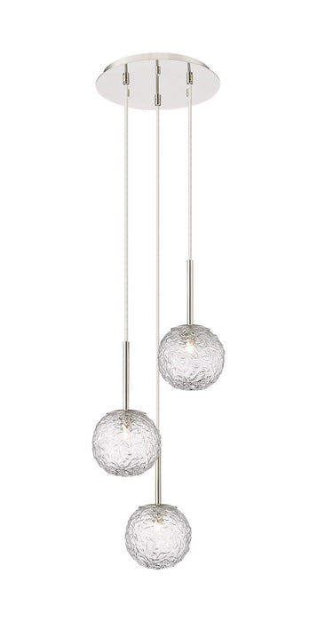 Innovations - 320-3P-PN-G320-6CL-PN - Three Light Mini Pendant - Barrington - Polished Nickel