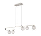 Innovations - 320-5I-SN-G320-5CL-SN - Five Light Island Pendant - Barrington - Brushed Satin Nickel