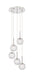 Innovations - 320-5P-PN-G320-6CL-PN - Five Light Mini Pendant - Barrington - Polished Nickel