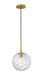 Innovations - 321-1P-BB-G320-10CL-BB - One Light Mini Pendant - Barrington - Brushed Brass