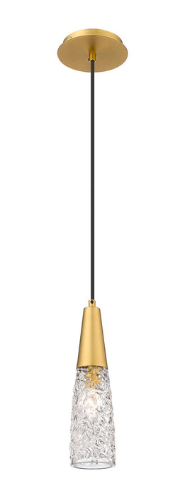 Innovations - 322-1P-BB-G322-3CL - One Light Mini Pendant - Amherst Brook - Brushed Brass