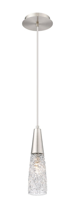 Innovations - 322-1P-SN-G322-3CL - One Light Mini Pendant - Amherst Brook - Brushed Satin Nickel