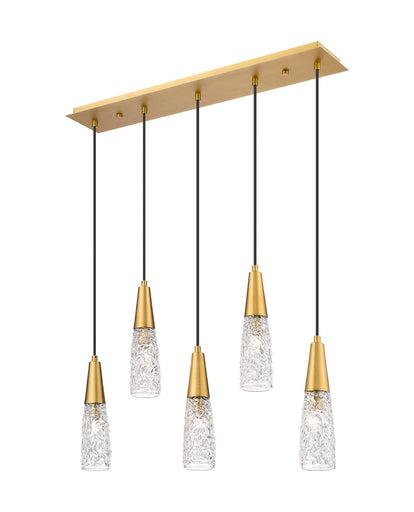 Amherst Brook Five Light Island Pendant