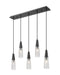 Innovations - 322-5I-BK-G322-3CL - Five Light Island Pendant - Amherst Brook - Matte Black