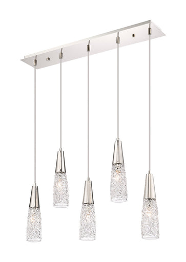 Amherst Brook Five Light Island Pendant