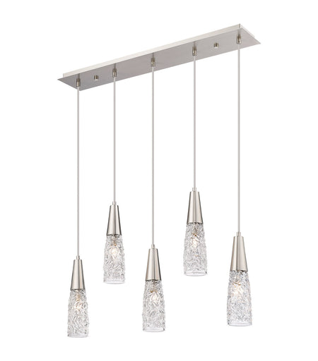 Amherst Brook Five Light Island Pendant