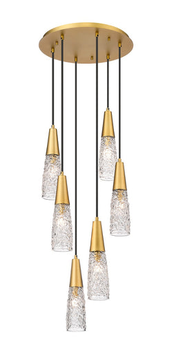 Amherst Brook Six Light Pendant