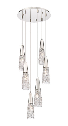 Amherst Brook Six Light Pendant