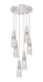 Innovations - 322-6P-SN-G322-3CL - Six Light Pendant - Amherst Brook - Brushed Satin Nickel