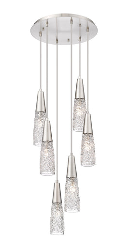 Amherst Brook Six Light Pendant