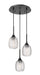 Innovations - 323-3P-BK-G323-5CL - Three Light Pendant - Berkshire - Matte Black