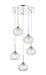 Innovations - 323-5P-PN-G323-7CL - Five Light Pendant - Berkshire - Polished Nickel