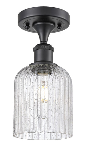 Ballston One Light Semi-Flush Mount Matte Black