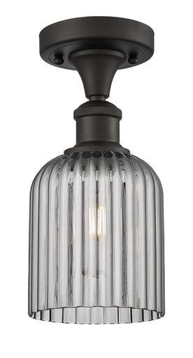Ballston One Light Semi-Flush Mount Oil Rubbed Bronze
